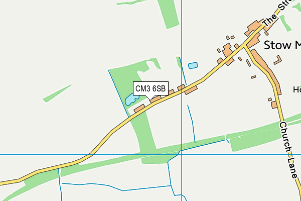 CM3 6SB map - OS VectorMap District (Ordnance Survey)