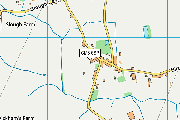 CM3 6SP map - OS VectorMap District (Ordnance Survey)