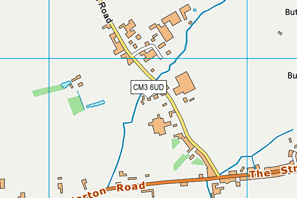 CM3 6UD map - OS VectorMap District (Ordnance Survey)