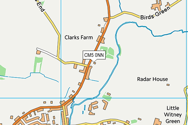 CM5 0NN map - OS VectorMap District (Ordnance Survey)