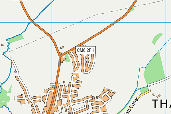 CM6 2FH map - OS VectorMap District (Ordnance Survey)