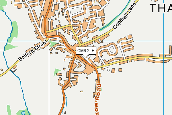 CM6 2LH map - OS VectorMap District (Ordnance Survey)
