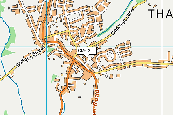 CM6 2LL map - OS VectorMap District (Ordnance Survey)