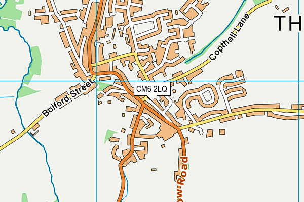 CM6 2LQ map - OS VectorMap District (Ordnance Survey)