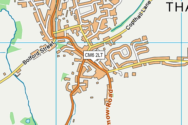 CM6 2LT map - OS VectorMap District (Ordnance Survey)