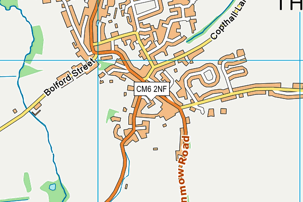 CM6 2NF map - OS VectorMap District (Ordnance Survey)