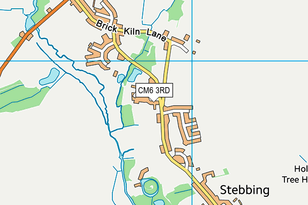 CM6 3RD map - OS VectorMap District (Ordnance Survey)