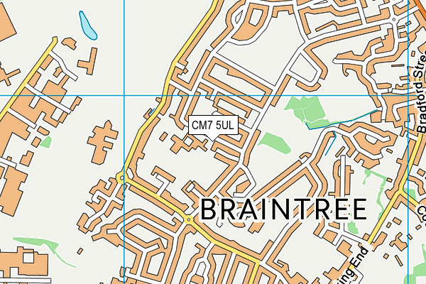 John Bunyan Primary School and Nursery map (CM7 5UL) - OS VectorMap District (Ordnance Survey)