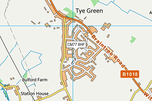 Map of BLACK NOTLEY CONVENIENCE LTD at district scale
