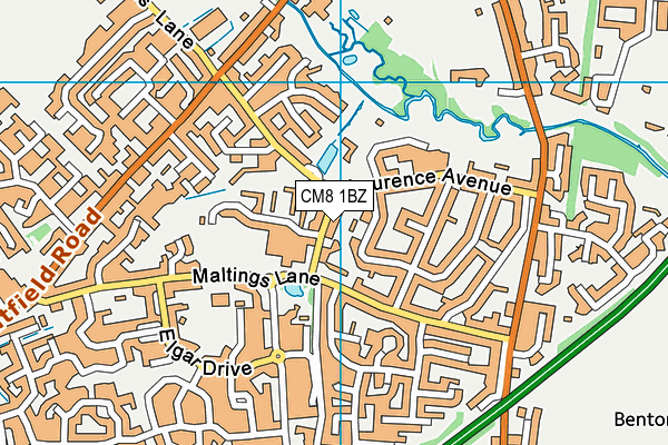 Howbridge Church Of England Junior School map (CM8 1BZ) - OS VectorMap District (Ordnance Survey)