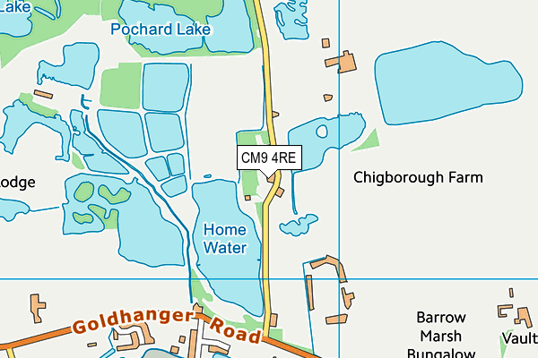Map of CHIGBOROUGH FARMS LTD at district scale