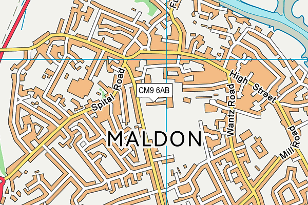 Plume, Maldon's Community Academy map (CM9 6AB) - OS VectorMap District (Ordnance Survey)