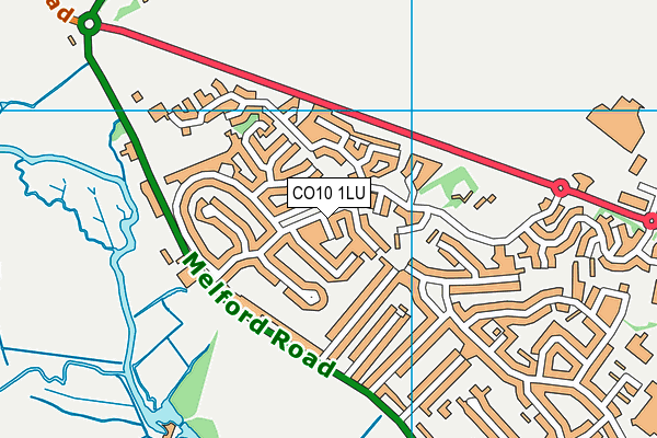 CO10 1LU map - OS VectorMap District (Ordnance Survey)