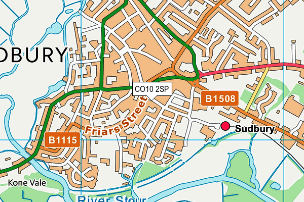 Map of STOUR VALLEY SOFTWARE LIMITED at district scale