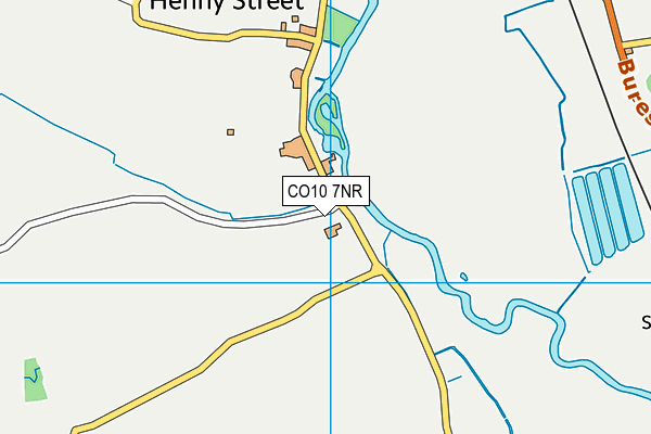 CO10 7NR map - OS VectorMap District (Ordnance Survey)