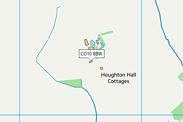 The Gainsborough Health Club & Spa map (CO10 8BW) - OS VectorMap District (Ordnance Survey)