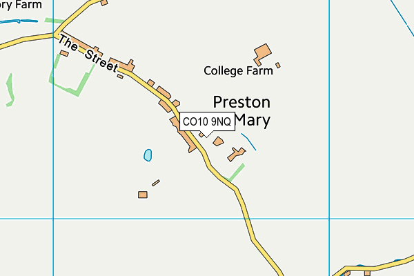 CO10 9NQ map - OS VectorMap District (Ordnance Survey)