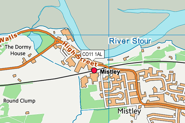 Map of QUAYSIDE IP LIMITED at district scale