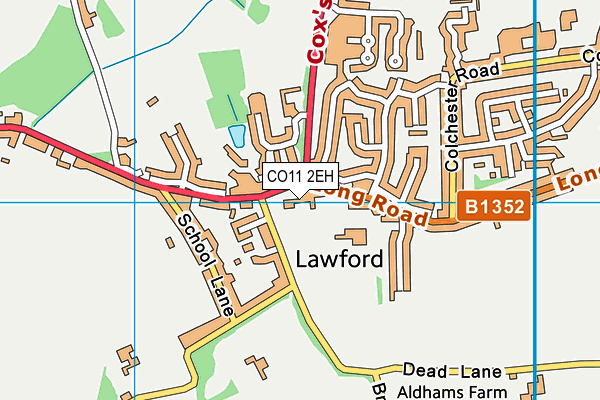 Map of LAWFORD SERVICE STATION LIMITED at district scale
