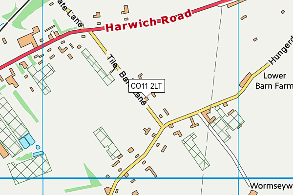 Map of YARVILLE RESIDENTIAL LTD at district scale