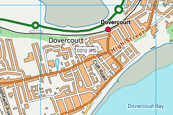 Map of DOVERCOURT BUILDING CONTRACTS LIMITED at district scale