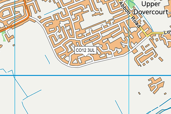 CO12 3UL map - OS VectorMap District (Ordnance Survey)