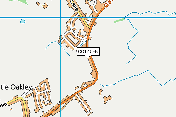 CO12 5EB map - OS VectorMap District (Ordnance Survey)