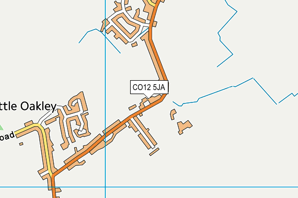 CO12 5JA map - OS VectorMap District (Ordnance Survey)