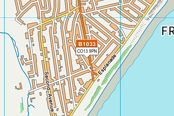 Map of BLUE LOBSTER FRINTON LIMITED at district scale