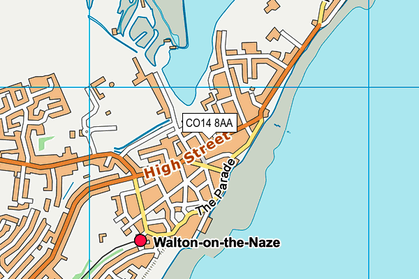 Map of WALTON SUNSET LTD at district scale