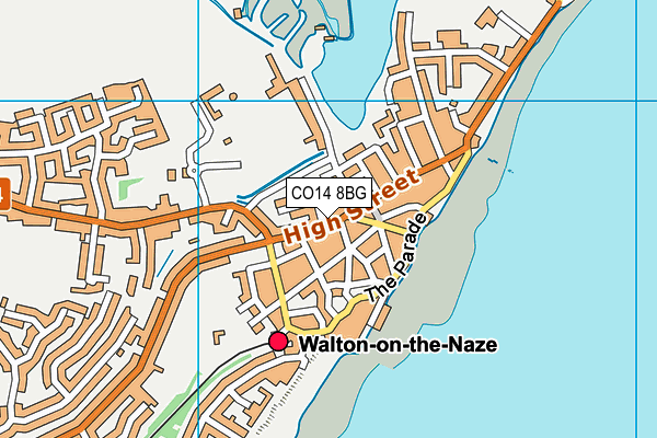 Map of WALTON HOLIDAY LET LTD at district scale