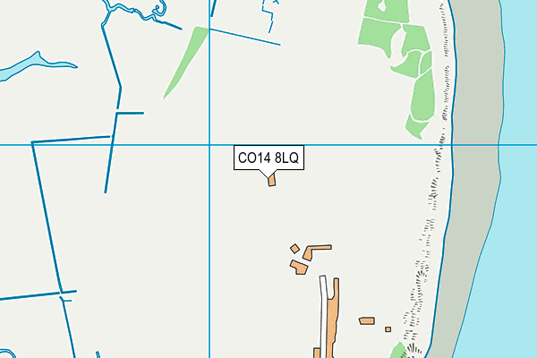 CO14 8LQ map - OS VectorMap District (Ordnance Survey)