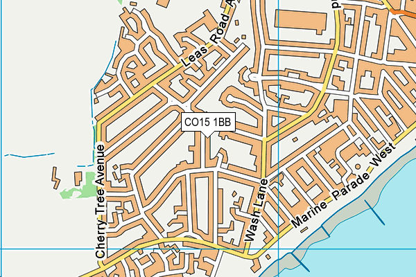 CO15 1BB map - OS VectorMap District (Ordnance Survey)