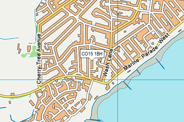 CO15 1BH map - OS VectorMap District (Ordnance Survey)