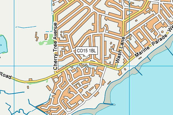 CO15 1BL map - OS VectorMap District (Ordnance Survey)