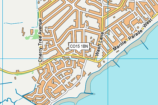 CO15 1BN map - OS VectorMap District (Ordnance Survey)