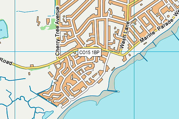 CO15 1BP map - OS VectorMap District (Ordnance Survey)