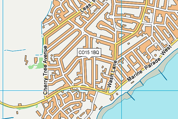 CO15 1BQ map - OS VectorMap District (Ordnance Survey)