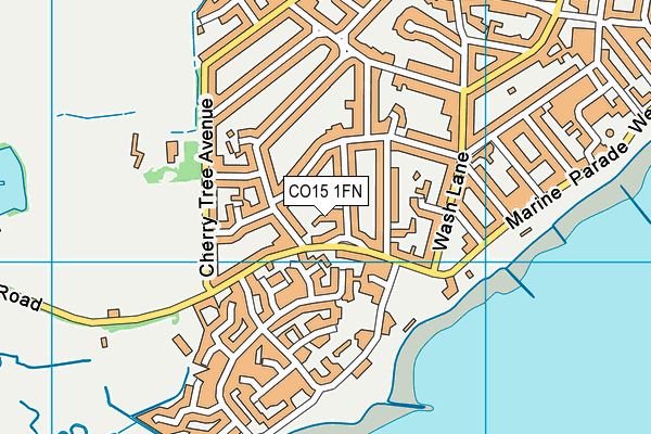 CO15 1FN map - OS VectorMap District (Ordnance Survey)