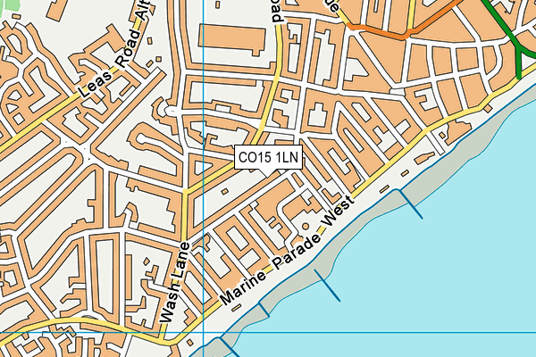 CO15 1LN map - OS VectorMap District (Ordnance Survey)