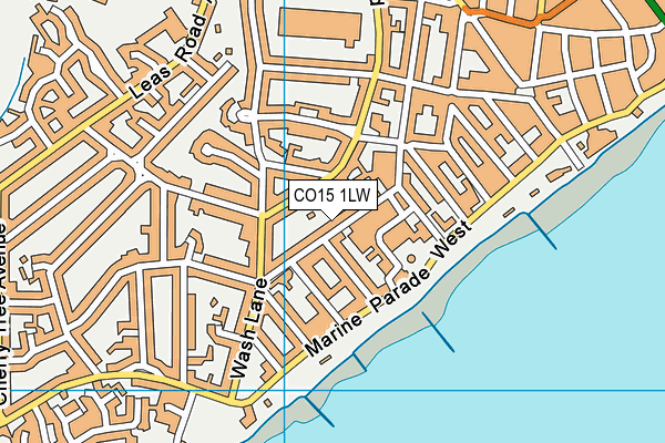 CO15 1LW map - OS VectorMap District (Ordnance Survey)