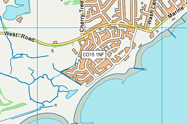 CO15 1NF map - OS VectorMap District (Ordnance Survey)