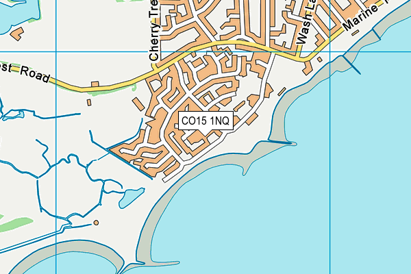 CO15 1NQ map - OS VectorMap District (Ordnance Survey)