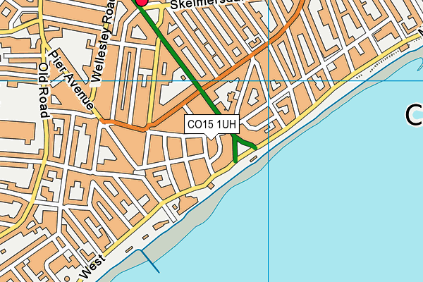 CO15 1UH map - OS VectorMap District (Ordnance Survey)