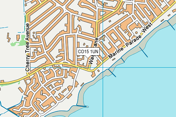 CO15 1UN map - OS VectorMap District (Ordnance Survey)