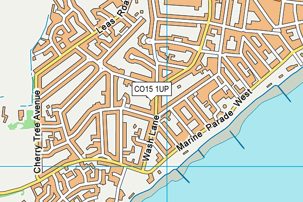CO15 1UP map - OS VectorMap District (Ordnance Survey)
