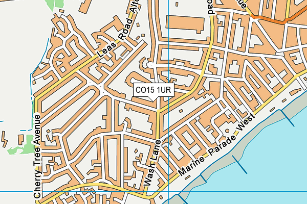 CO15 1UR map - OS VectorMap District (Ordnance Survey)