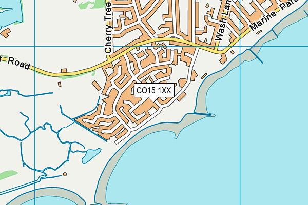 CO15 1XX map - OS VectorMap District (Ordnance Survey)