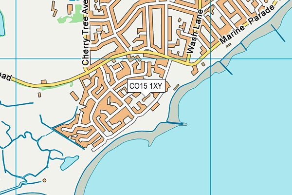 CO15 1XY map - OS VectorMap District (Ordnance Survey)