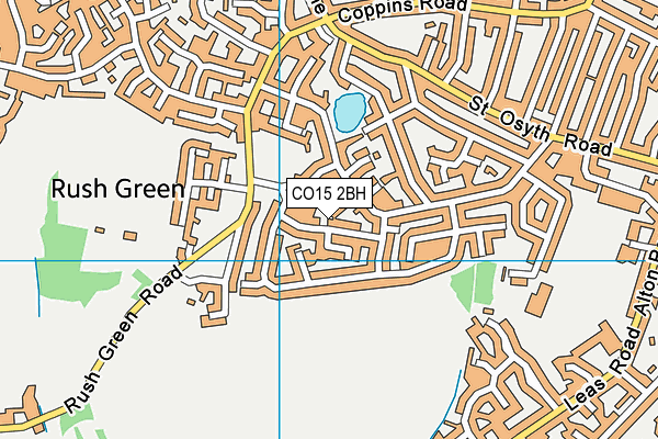 CO15 2BH map - OS VectorMap District (Ordnance Survey)